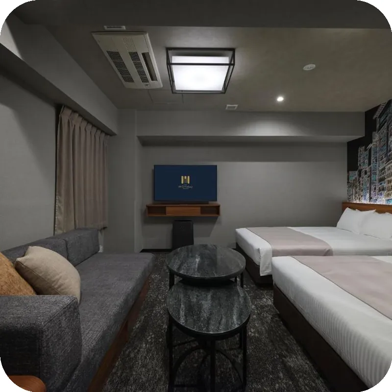 MONday Apart Premium Osaka Namba WEST hotel room
