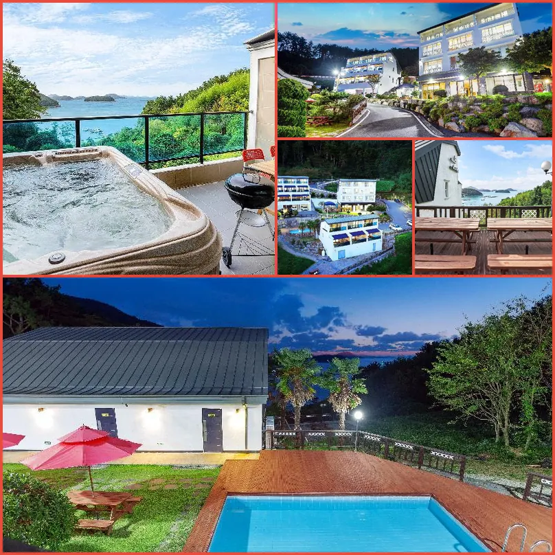 Tongyeong Sea and View Spa Pension hotel main view