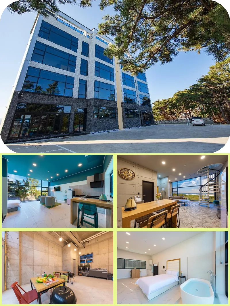 Gangneung Good day Poolvilla hotel main view