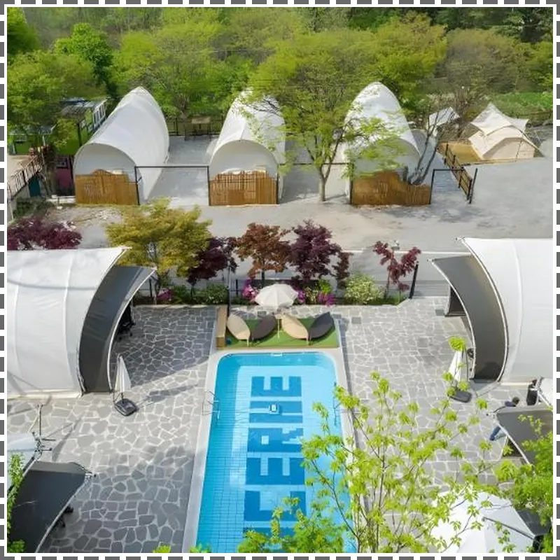 Gapyeong Ruchaerun Glamping hotel view
