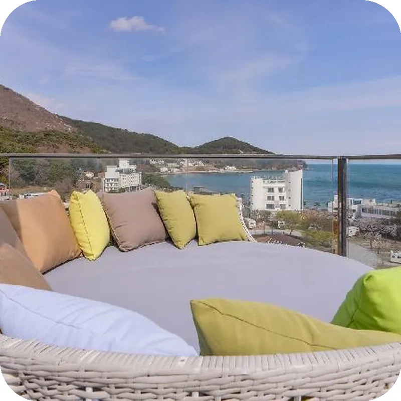 Geoje Hinoki Seawater Steamed Resort hotel view