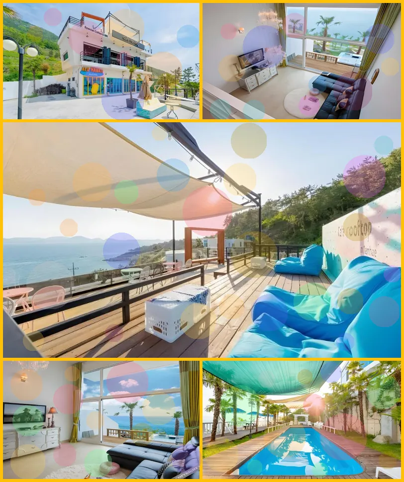 Namhae Marinepia Spa Pool Villa hotel main view