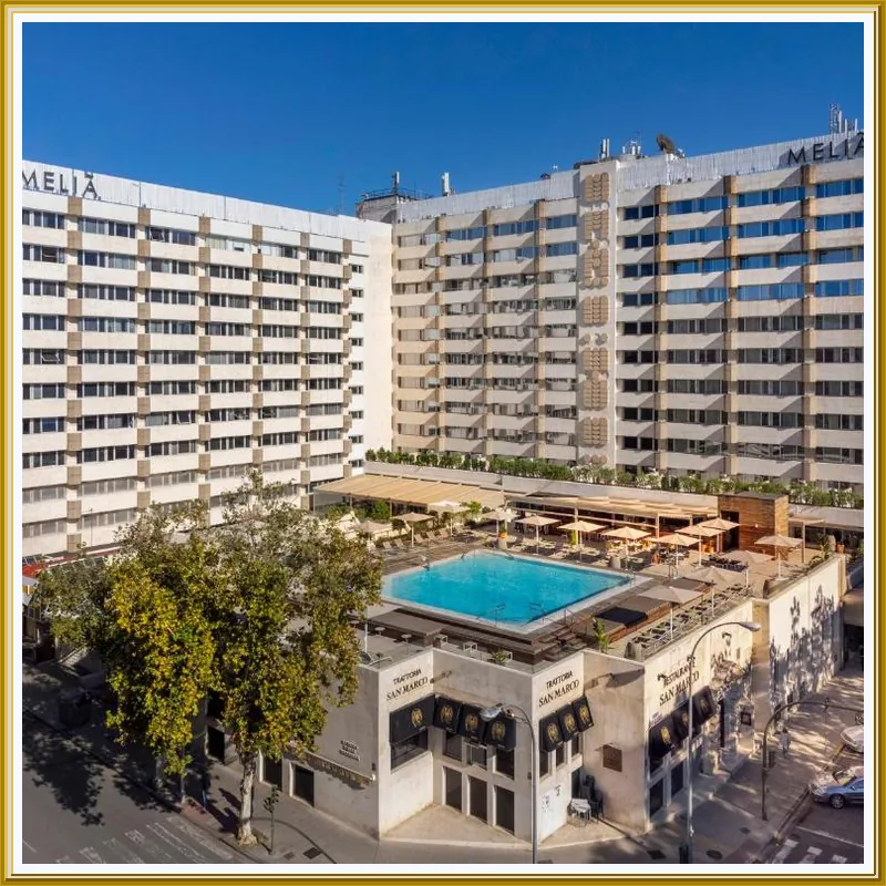Meliá Sevilla hotel view