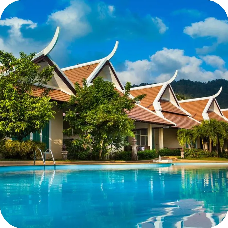 Pattra Vill Resort hotel view