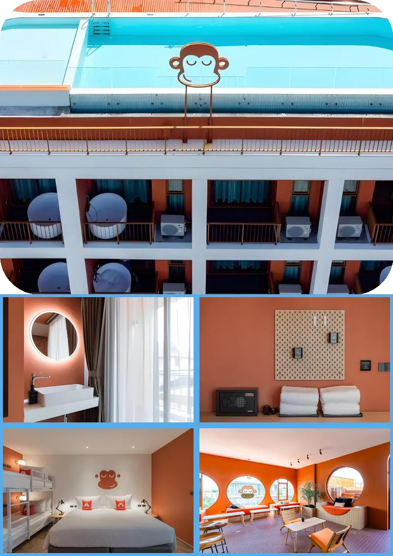 Blu Monkey Hub and Hotel Bangsaen hotel main view