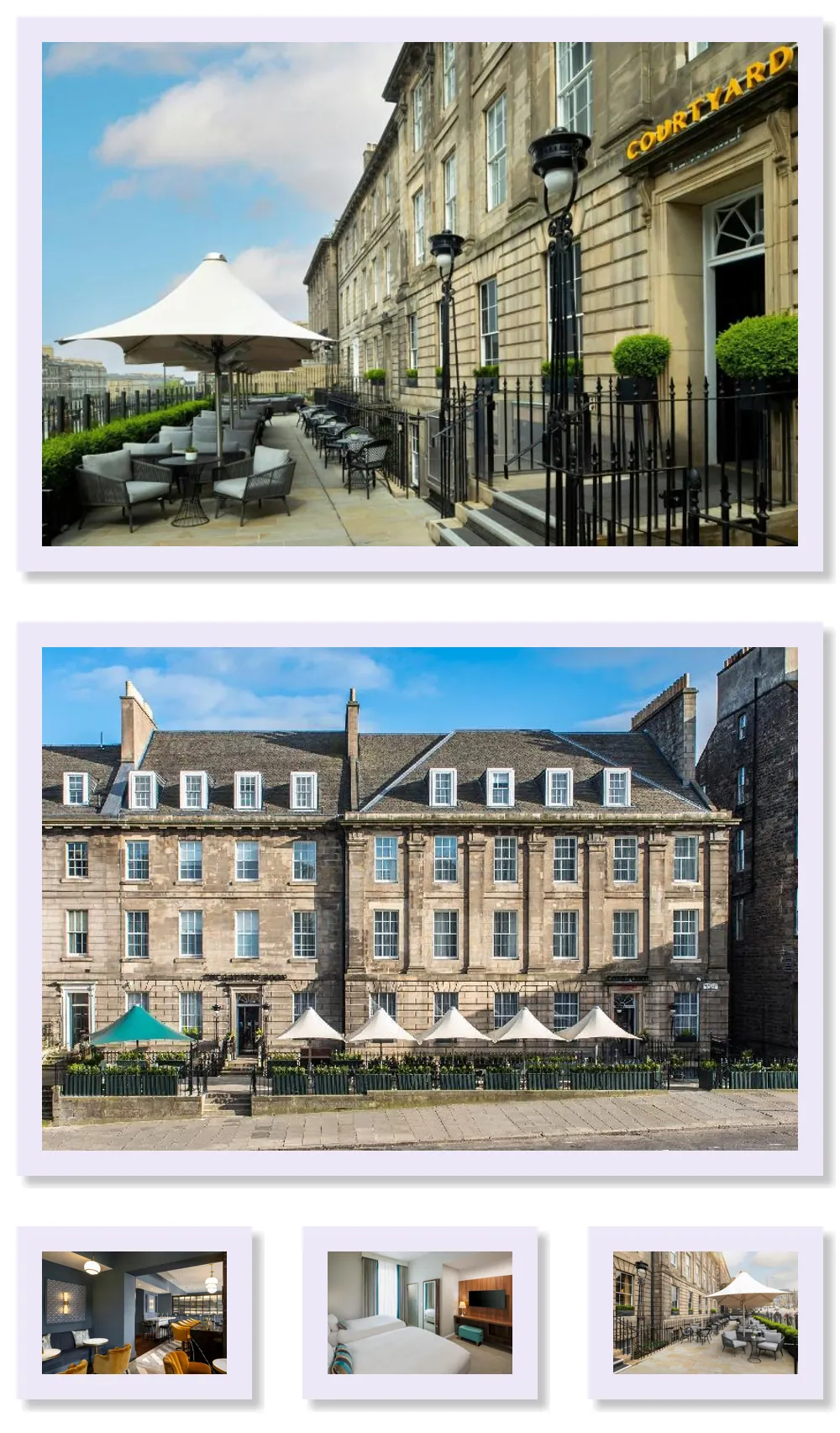 Courtyard by Marriott Edinburgh hotel main view