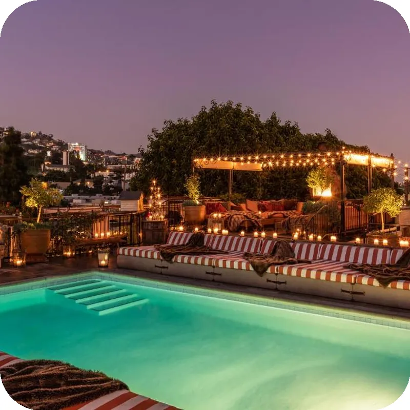 Petit Ermitage hotel view