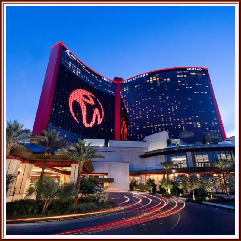 Las Vegas Hilton at Resorts World hotel view