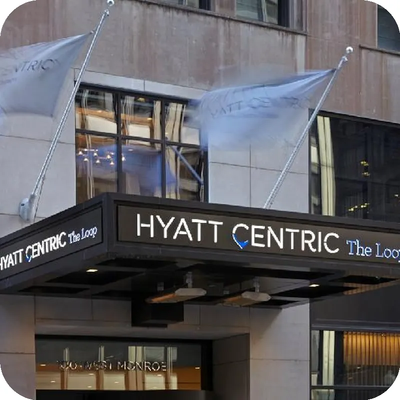 Hyatt Centric The Loop Chicago hotel view