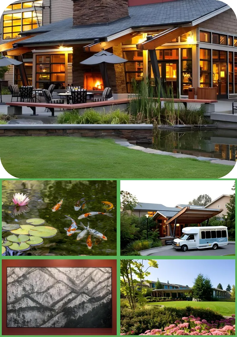 Cedarbrook Lodge hotel main view