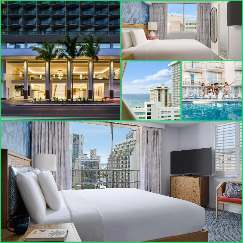 OUTRIGGER Waikiki Paradise Hotel hotel main view