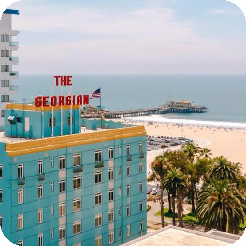 The Georgian Hotel hotel view