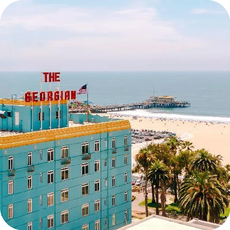 The Georgian Hotel hotel view