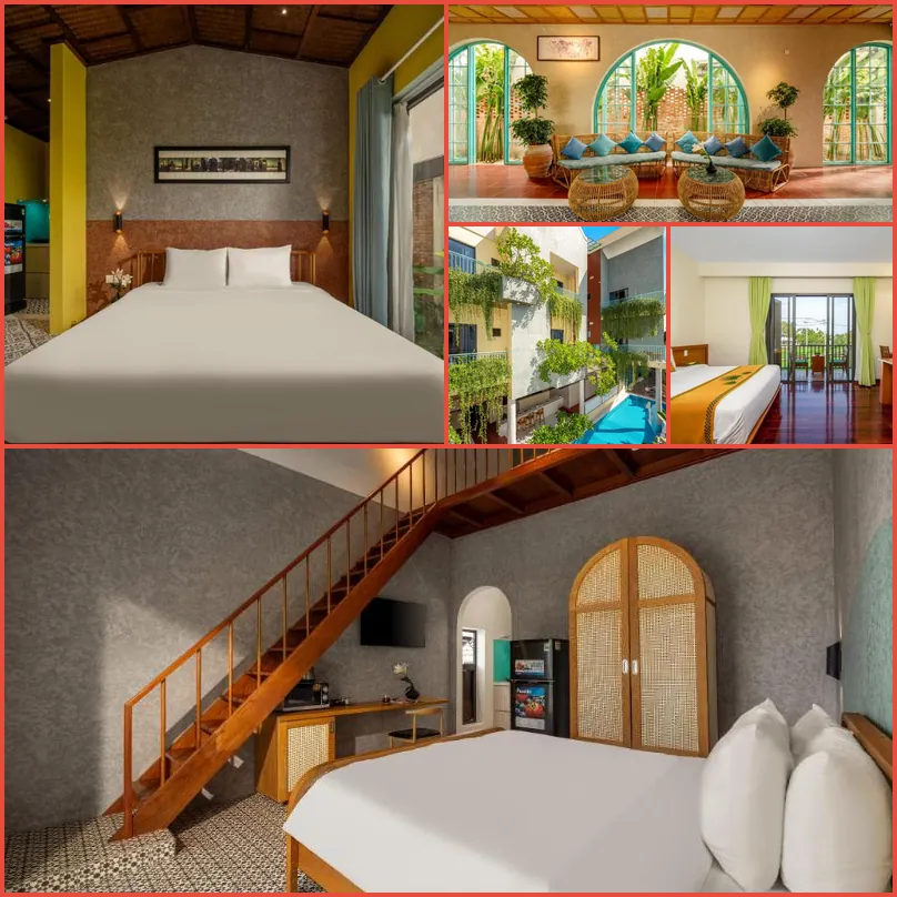 Tropical An Bang Beach Villa by Alba hotel main view