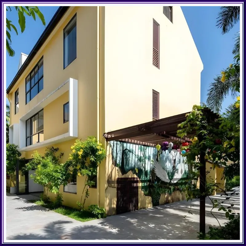 Tropical An Bang Beach Villa by Alba hotel view