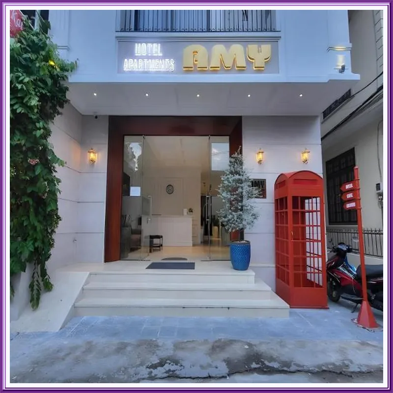 Amy Hotel And Apartment Hue hotel view