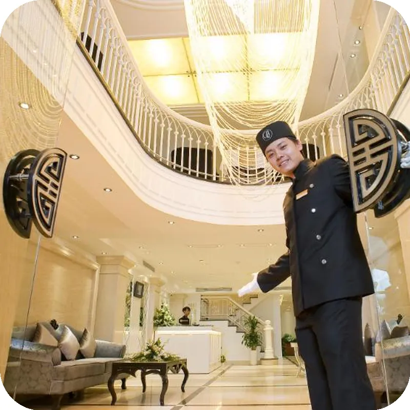 Victor Gallery Hotel & restaurant in Hanoi city hotel view