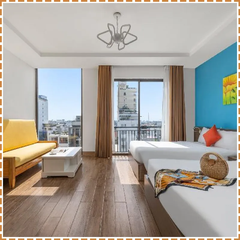 A Danang Beach Hotel hotel room