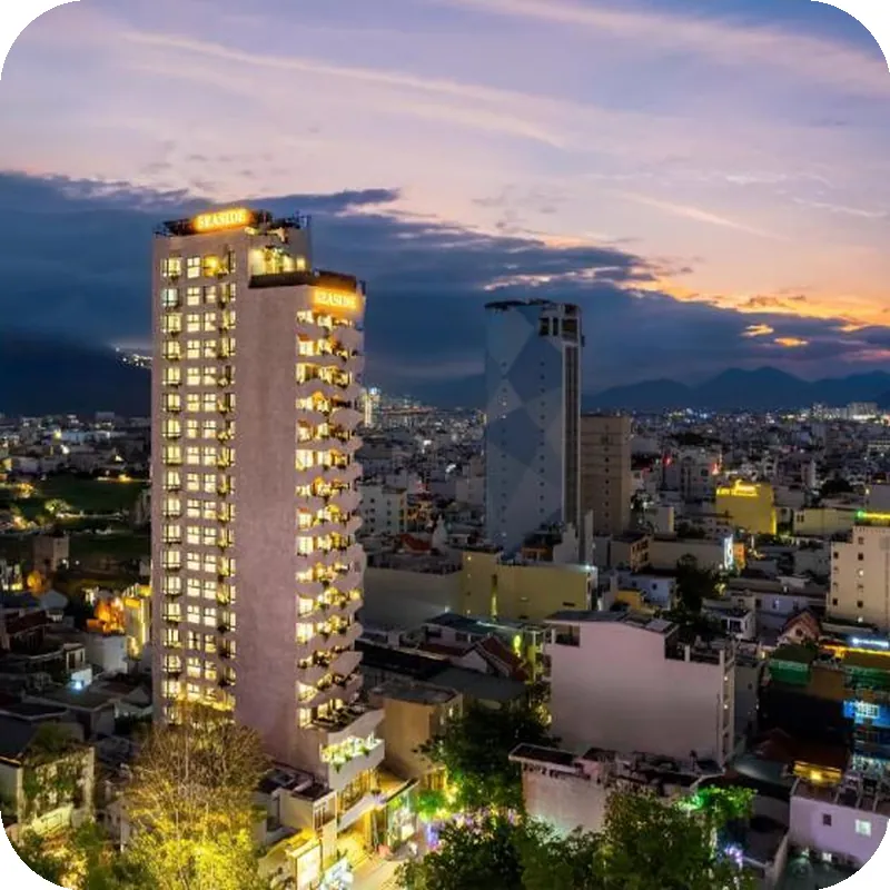Seaside Boutique Hotel Nha Trang Beach hotel view